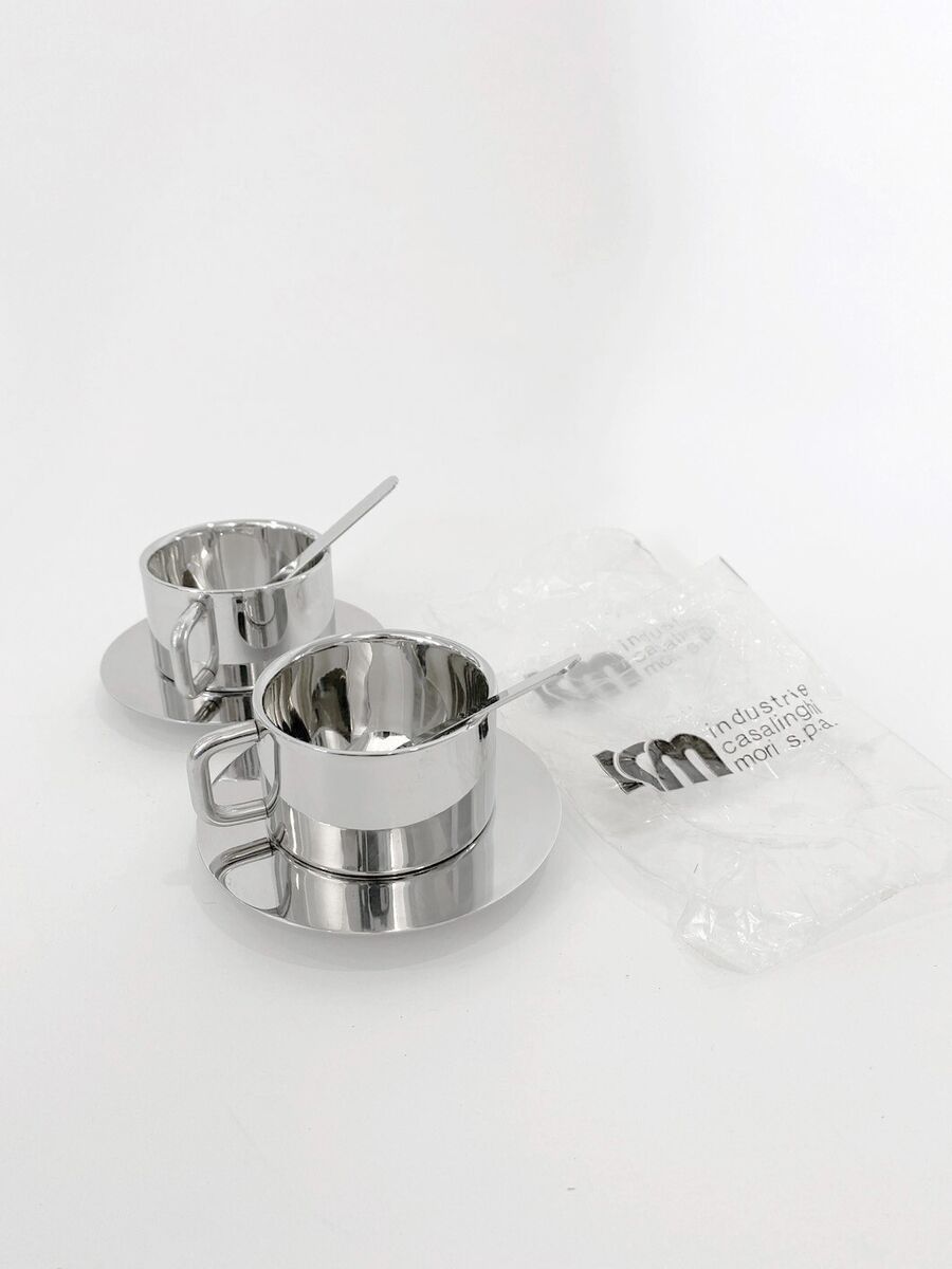 ⭕ 70s Vintage Sergio Asti ICM boca Espresso Set x2 : mid ⭕ 70s Vintage Sergio Asti ICM boca Espresso Set x2 : mid