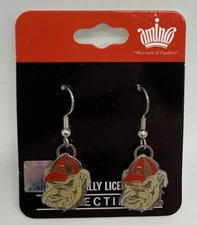 Georgia Bulldogs Earrings - J Hook - UGA