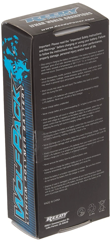 ASSOCIATED 751 Wolfpack LiPo 2S 7.4V 3300mAh 30C - Image 2 of 3