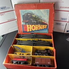 Hornby Train Set 45 Box With Engine 3 Cars And Track And Original Key