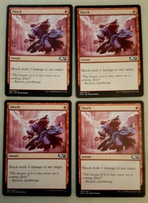 4x Shock M21 Core Set 2021 MTG Magic The Gathering NM