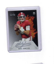 2021 Wild Card Matte Red Hot Rookies Orange Autographs Mac Jones Rookie Auto /50. rookie card picture