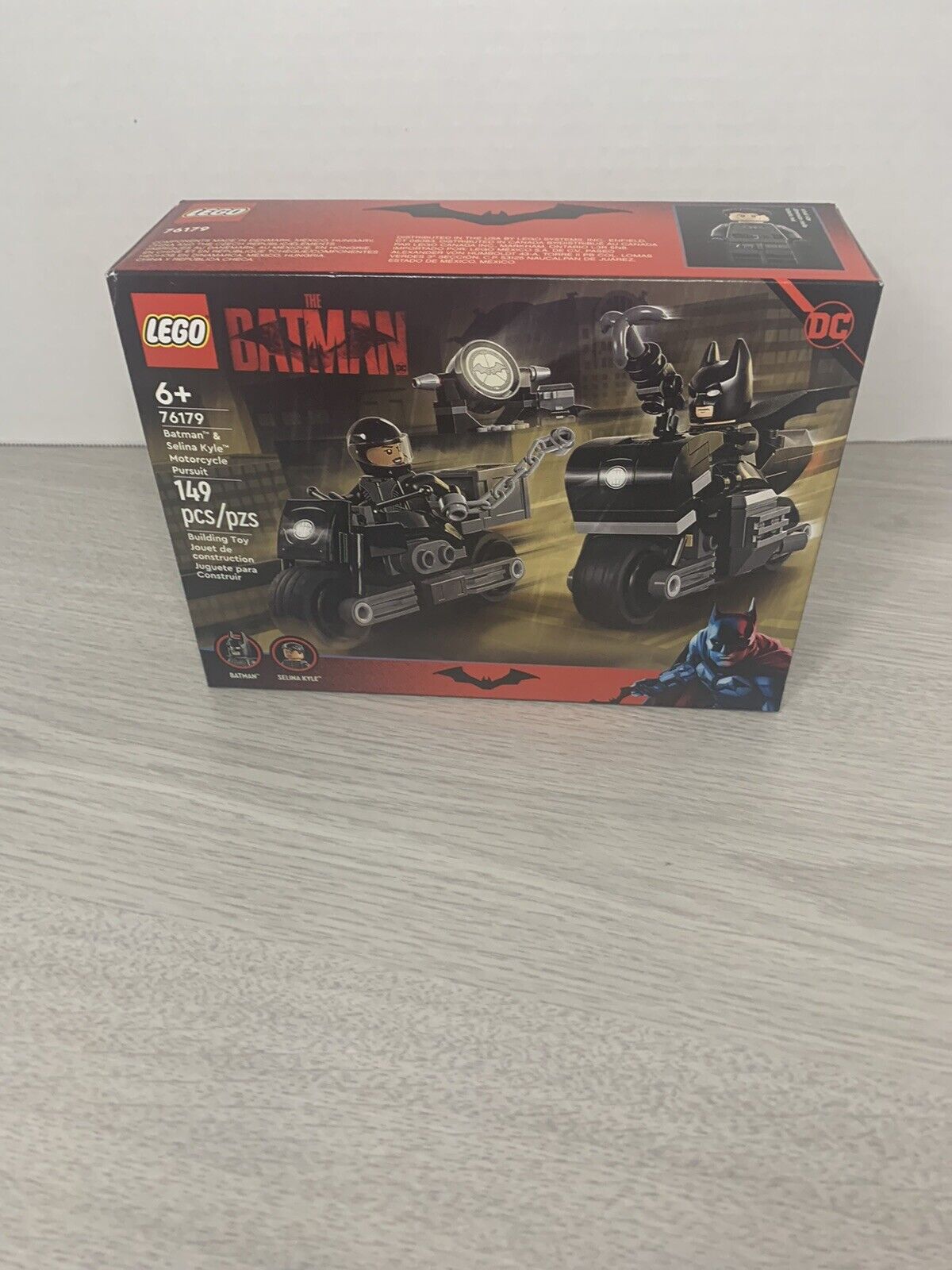 LEGO 76179 Batman & Selina Kyle Motorcycle Pursuit (2022) NEW 149 Pcs THE  BATMAN 673419339476