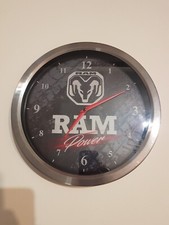 Dodge Ram clock  12" stainless  - Ram Power