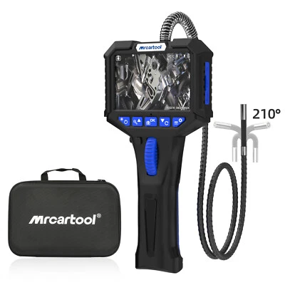 MRCARTOOL 210°Two-Way Articulating Borescope HD 3.5" 32GB Card Endoscope Inspection Camera