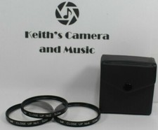 Camera lens magnifier close up set +1+2+4 for any 52mm filter thread Canon Nikon