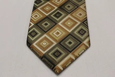 BERGAMO - NEW YORK - GEOMETRIC PATTERN - NECK TIE!