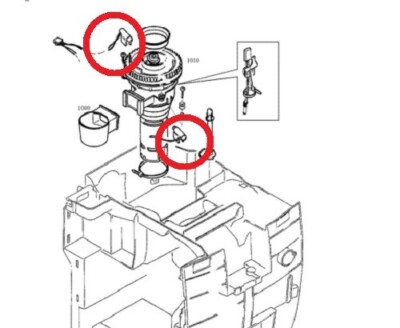Jura Impressa J5 Replacement Bean Monitoring Sensors - Product Number 10168