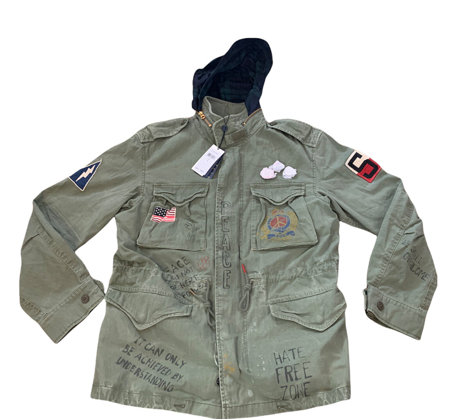 Polo Ralph Lauren Field Jacket Yale M6 Peace Combat Aviator