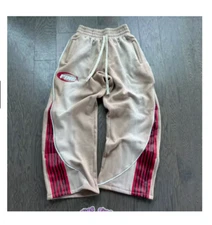 Y2k Fashion Stripes Pants New American Retro Hip Hop Men Women Jogger Drawstring