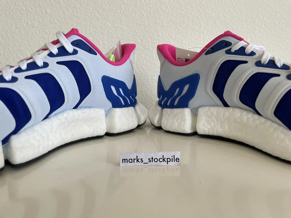 Adidas ClimaCool Vento Boost Running White Shock Pink Signal Green FX4730 Sz 8.5 - Image 4 of 4