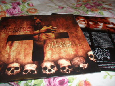 DEICIDE -STENCH OF REDEMPTION- AWESOME MEGA RARE BLACK VINYL LP EARACHE REC