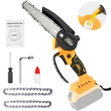 Cordless Mini Chainsaw 6 inch for Dewalt 20V Max Powered Wood Cutter NO Battery