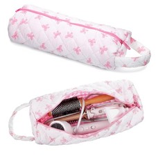 Hair Tools Travel Bag 14x5x3.9inch Hair Dryer Bag Portable Pink Travel-Case H...