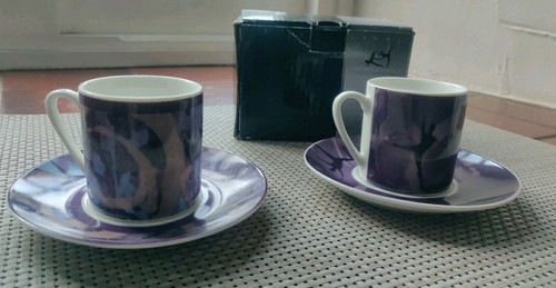 Coalport The Royal Ballet Contemporary Boxed Set of 2 Espresso Cups & Saucers