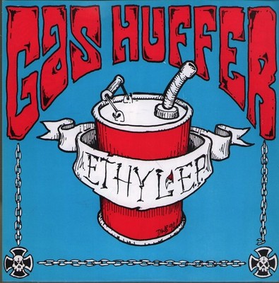 Gas Huffer Ethyl E.p. 7'' vinyl USA Black Label 1990 7'' with insert and pic