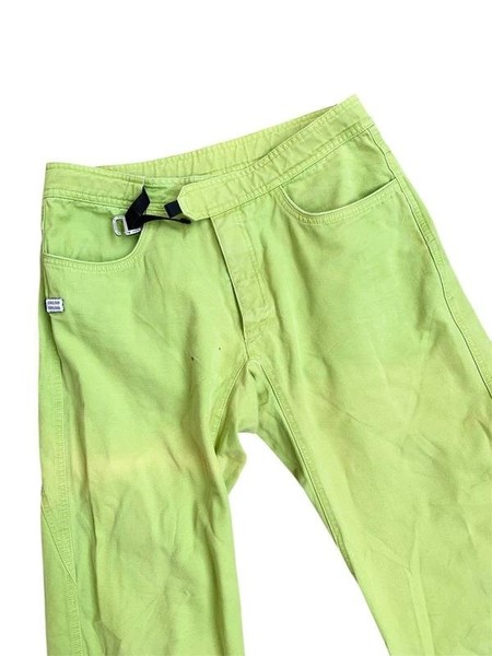 Men Edelrid Trousers Green Cotton 31 / M / 44