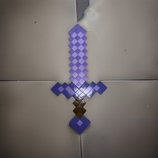 Minecraft Diamond 20 Sword Purple Hard Plastic Cosplay 2020 Disguise Mojang