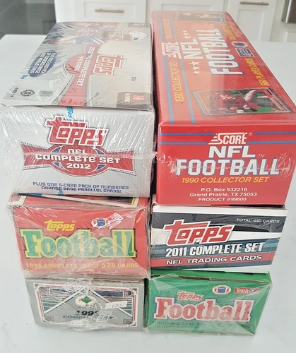 Football complete sets, Topps upper deck  fleer ultra Score Bowman