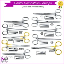 10 Pcs Mosquito Hemostat Locking Forceps 5" Curved & Straight Surgical German GR