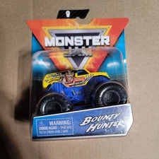 SPIN MASTER MONSTER JAM BOUNTY HUNTER TRUCK. 1:64 SERIES 11, Poster & Bracelet