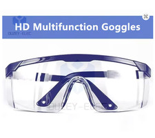 Safety Glasses Clear Anti-Fog & Anti-Scratch Work Lab Goggles Eye Protection UK