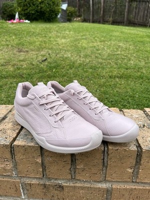 Neu Ecco Biom Hydromax Pink Leder Damen Golfschuhe UK8-8,5 EU42 