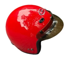RODIA DOT Vented Red Motorcycle Helmet NEW