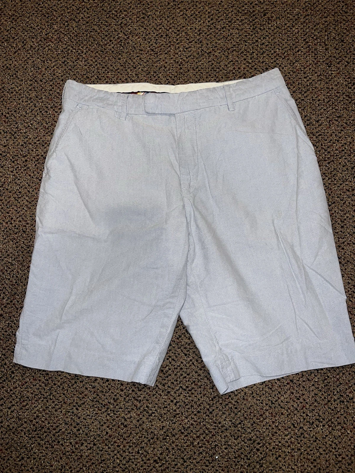 Polo Ralph Lauren Shorts Mens 34 Blue Classic Chino Cotton Casual