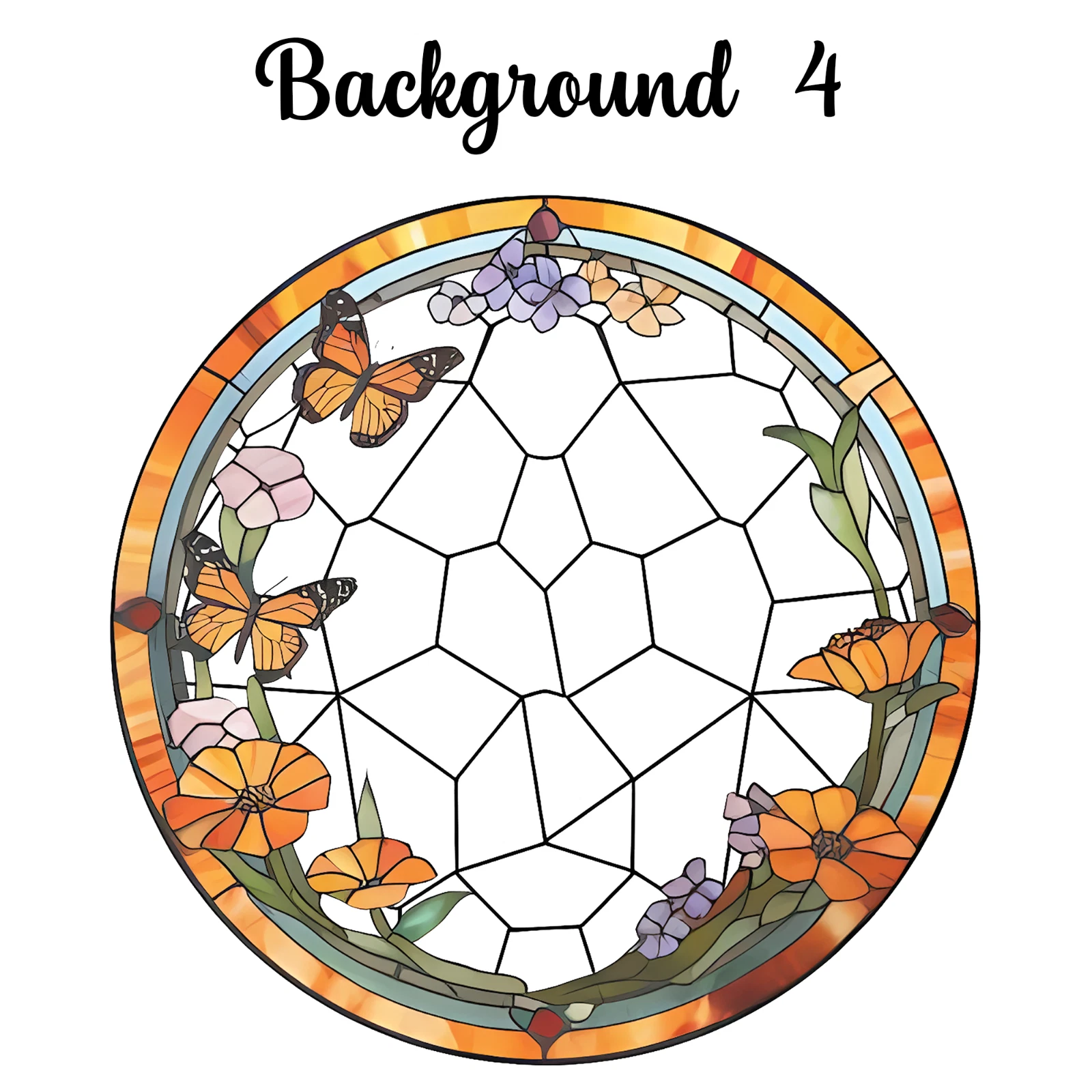 Megan Fox  Stained Glass Suncatcher-Home Window Hanging Ornament