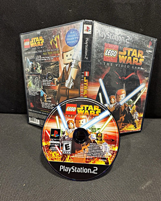 LEGO Star Wars The Video Game PS2 Disc & Case 2005 Eidos Untested