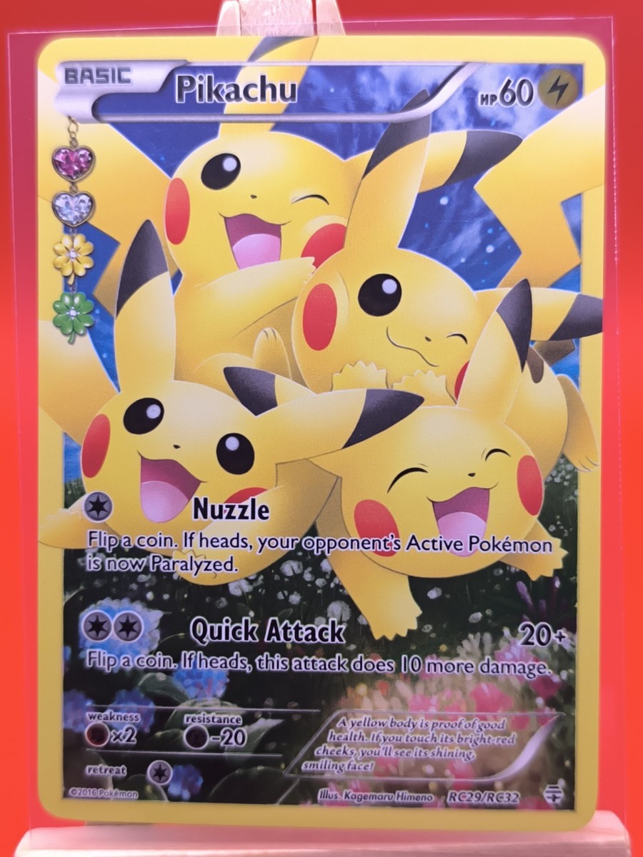 【英語版】ピカチュウ RC29/RC32 Generations Pikachu EX RC29/RC32 Generations Ultra Rare Full Art Holo Pokemon