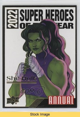 2022 Upper Deck Marvel Annual Super Heroes of the Year She-Hulk #MI-9 READ vm9