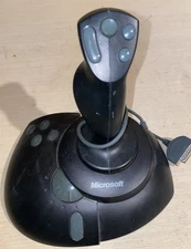 Microsoft Sidewinder 3D Pro Plus PC Flight Stick Joystick Controller