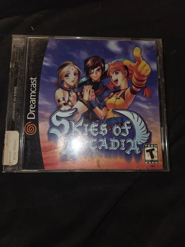 SEGA Skies of Arcadia Sega Dreamcast Two Disc Set RPG T-Teen NTSC-U/C