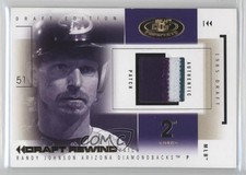 2004 Fleer Hot Prospects Draft Edition Rewind Gold 9/46 Randy Johnson Patch p7i