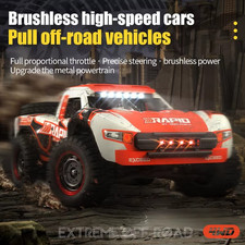 1/14 Q130 RC Car Desert  4WD Off-road Basher 70 KM/H Brushless High Speed Hobby