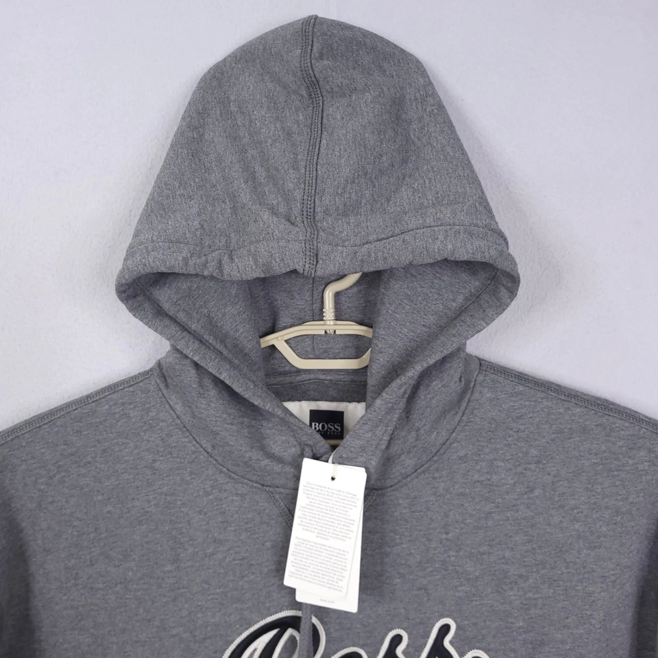 Hugo Boss X Russell Sudadera con Capucha Gris Atlética Logo Grande Para Hombre Talla XXXL ¡Envío Hoy! Foto 4 de 4