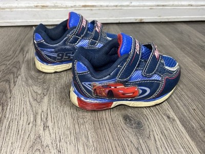 Y2K Disney Pixar Cars Lightning McQueen Light-Up Tennis Shoes Size 6