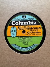 78Rpm, Jazz,  Paul Whiteman & His Orchestra 'Body & Soul' US Potato Head Columbi