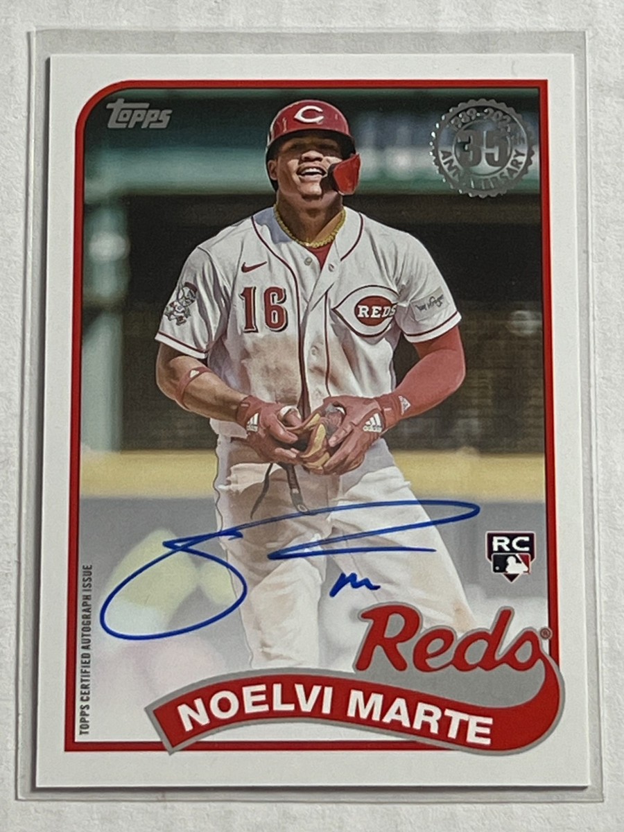 2024 Topps Noelvi Marte Rookie RC 1989 Retro Anniversary Auto