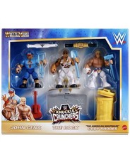 Image of WWE Wrestlemania Knuckle Crunchers Action Figures 3-Pack with 8 Accessories