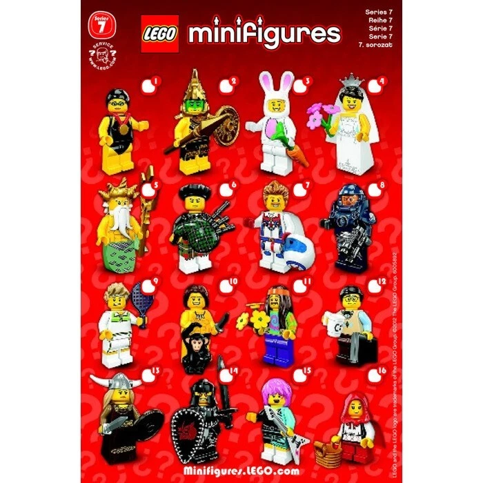 Lego Series 7 Minifigures - Brand New - In Hand - YOU PICK - #8831 - 2012 - Image 3 of 3