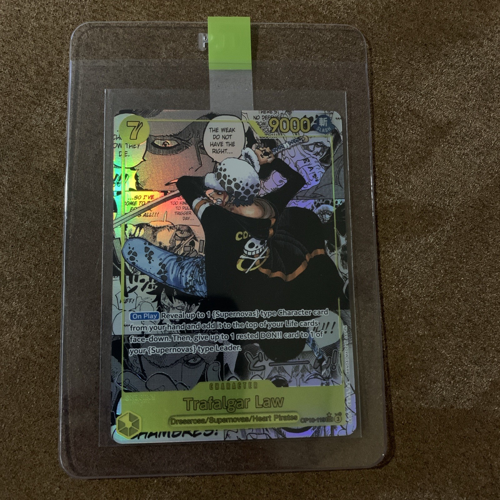 One Piece - Trafalgar Law OP10-119 Alt Art Manga - Royal Blood English