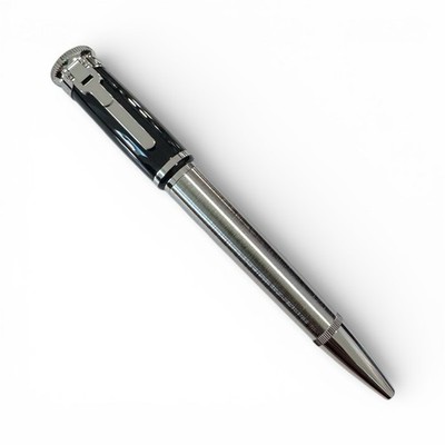 Dunhill Santryman Kugelschreiber Messing schwarz Resin Luxus Schreibgerät