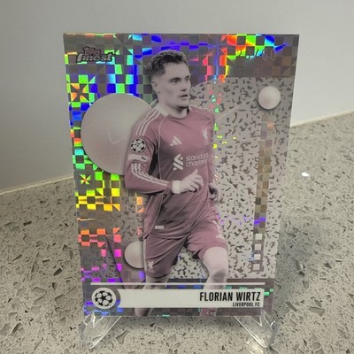 2026 Topps Finest Florian Wirtz Liverpool FC Pearl Checkerboard #/60