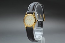 Vintage 1991 N MINT Seiko Exceline 2J41-0040 SGP Gold HAQ Qz Womens Watch JDM