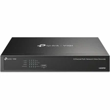 TP Link VIGI NVR1008H-8MP - VIGI 8 Channel PoE Network Video Recorder