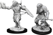 WZK90002 Dungeons  Dragons Unpainted Miniatures: W11 Male Dragonborn Paladin