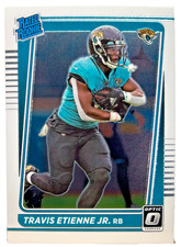 2021 Panini Donruss Optic Travis Etienne Jr Rated Rookie RC #214 Jaguars A21